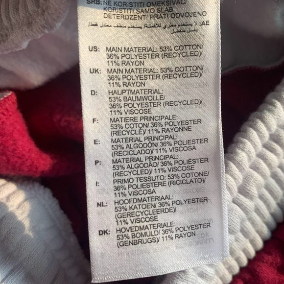 Adidas ColorBlock Loose-Fit Fleece Pants size extra small - Picture 8 of 8